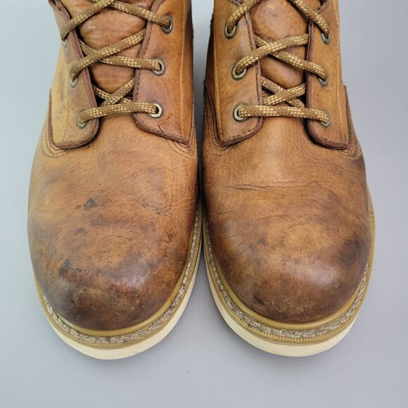Georgia Men\'s G6152 Mid Calf Boot Barracuda Gold Work Boot Tan Brown Size 15 VTG main image 6
